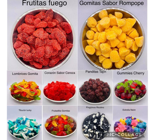 50 Bolsas Diferentes De 250 Gr. De Dulce Y Botana Surtida