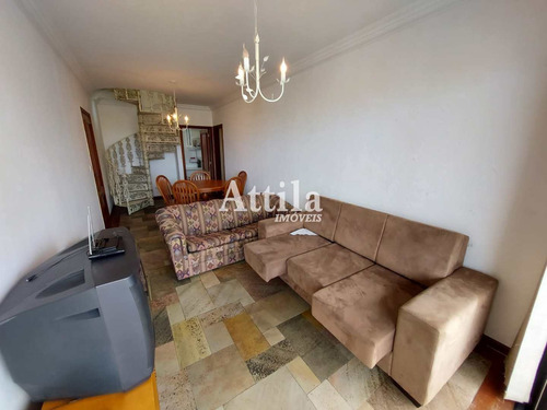 Imagem 3 de 30 de Cobertura Triplex, 3 Dorms., Piscina, (lado Praia), Enseada - V667