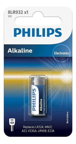 Bateria Philips 8lr932 Alcalina A23 V23ga E23a - 12v