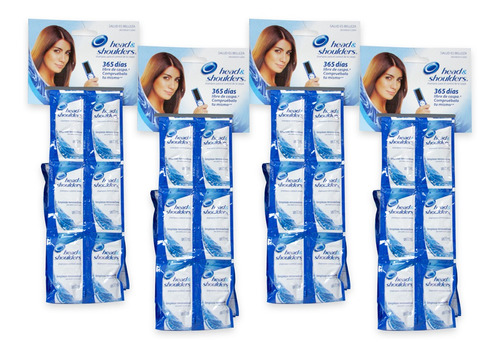 Pack 96 Sachet Shampoo Head &shoulders Limp. Renovadora 10ml