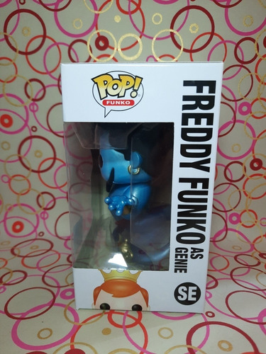 Funko Pop Freddy Funko Genie Genio Metalico Sdcc 350 Pzs (Usado)