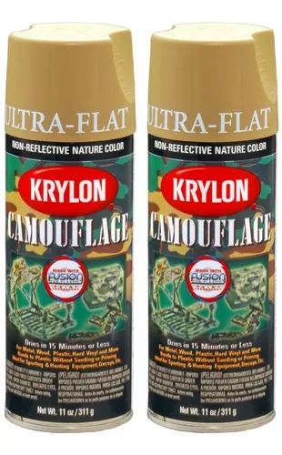 Krylon Flat Woodland Light Green Camouflage Spray Paint (NET WT