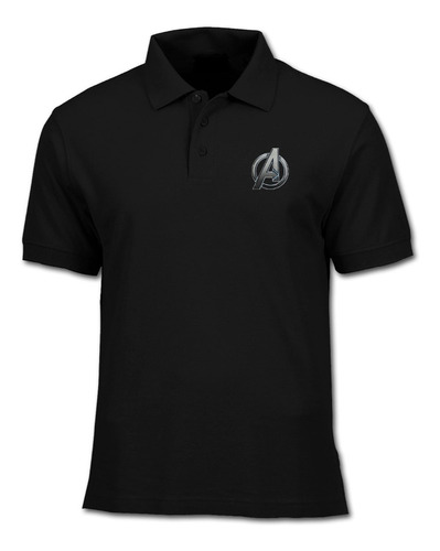 Camisetas Tipo Polo Avengers Logo Bordado