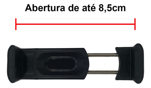 Tripé 1,80m Com Suporte De Celular Vertical E Horizontal Pro