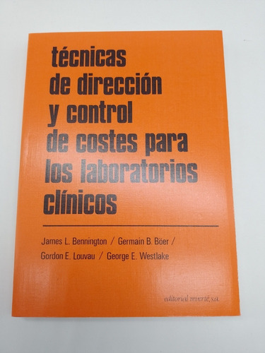 Libro Técnicas De Dirección Y Control De Costes Bennington