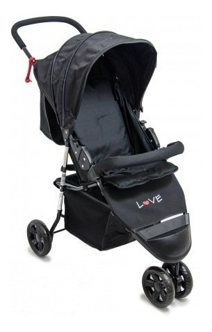 Coche Cuna 3 Ruedas Liviano Plegado Love Jogger Compacto