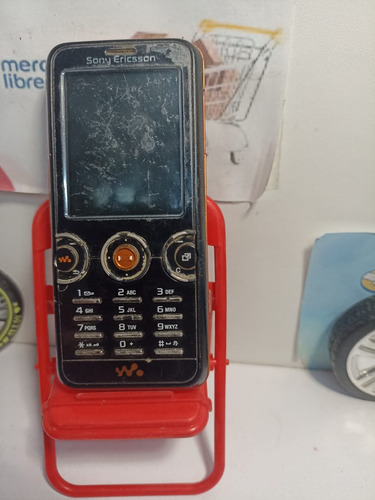 Sony Ericsson W610 Telcel Funcional!! Negro Con Naranja (Usado)