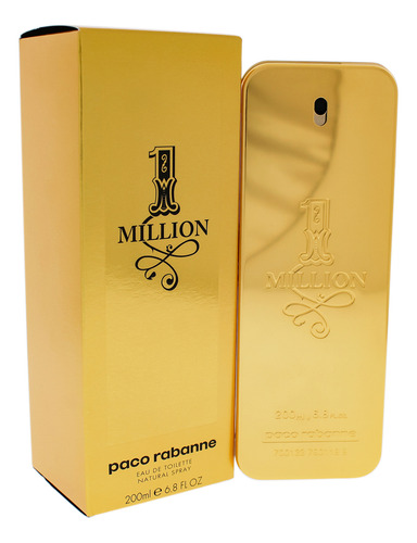 Perfume Paco Rabanne 1 Million Edt 200 Ml Para Hombre