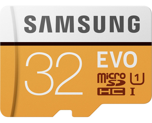 Samsung 32gb Evo Uhs-i Microsdhc Memory Card With Sd Adapter