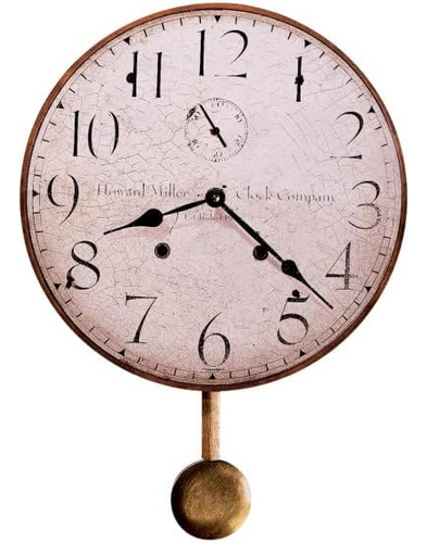Reloj De Pared Howard Miller Deary - Antiguo Y Redondo Con M