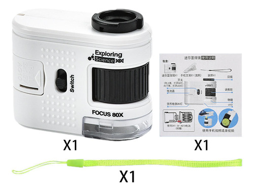 Microscopio De Mano Microscopio Para Niños Microscopio Para