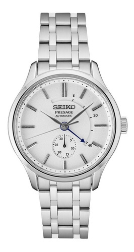 Reloj Hombre Seiko Automatico Presage Fondo Blanco Ssa395