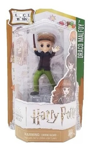 Figura 7cm Harry Potter - Draco Malfoy C/gorra Original!