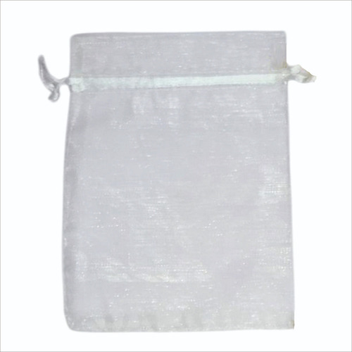 Bolsa Organza Tul 9x12cm 1000u Souvenir Candy Regalo X Mayor Blanco Bo9x12bl