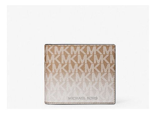 Cartera Mk(michael Kors) 100% Original Y Nueva,de Hombre Marrón Claro Rayas