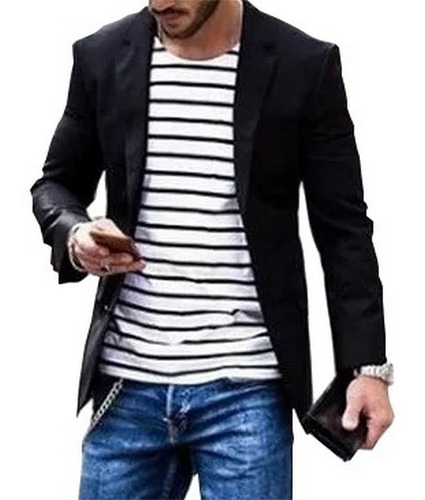 Blazer Masculino Slim Fit Estilo Americano A Pronta Entrega 