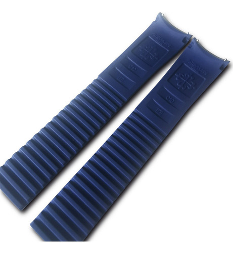 Correa Extensible Azul 21mm Compatible Patek Aquanaut Ancho De La Correa 21 Mm