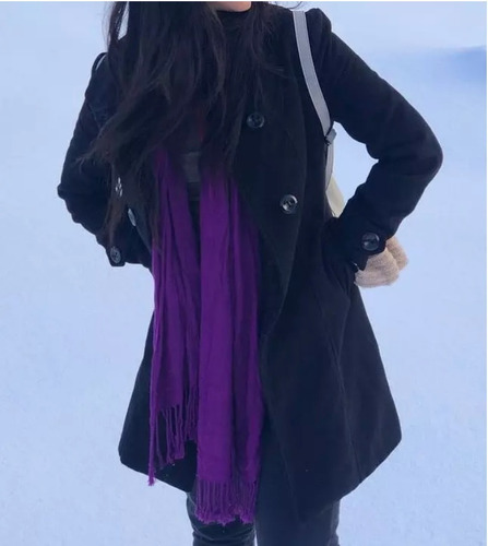 Imagen 1 de 2 de Coat De Lana Abrigo