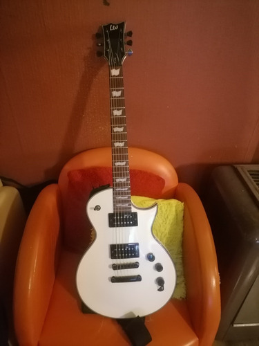 Guitarra Ltd  Ec 256 Color Blanca