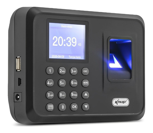 Relógio De Ponto Biométrico Impressão Digital Kp-1028 Knup