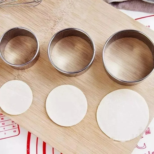 Set 3 Moldes Timbal Redondo Causa Mousse Tortas Cocina