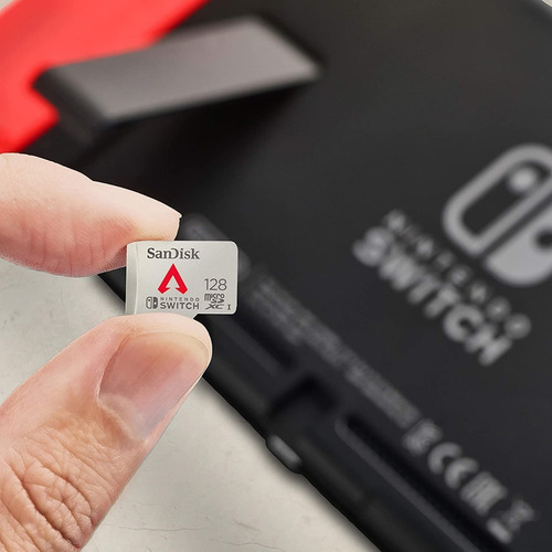 Imagen 4 de 6 de Memoria Micro Sd 128gb Sandisk Nintendo Switch Oficial Apex