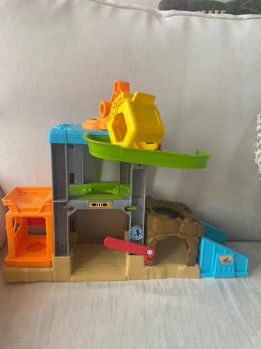 Juguete De Construcción Fisher Price Con Muñecos Y Vehículo