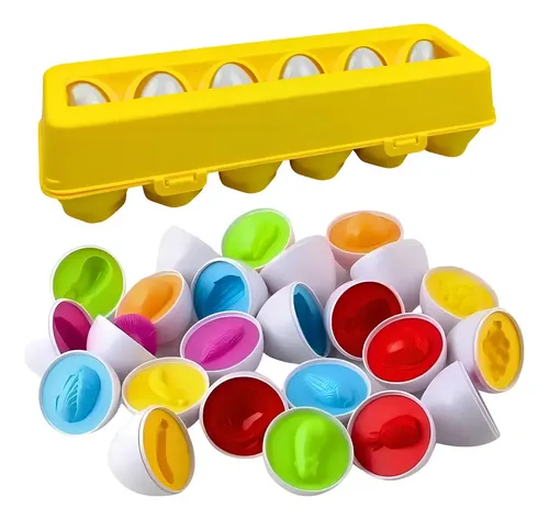 Brinquedo Educativo Classificador Amarelo Ovo Divertido 13 Peças