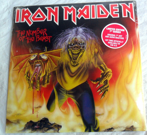 Iron Maiden - The Number Of The Beast Single Usa Limited Ed.