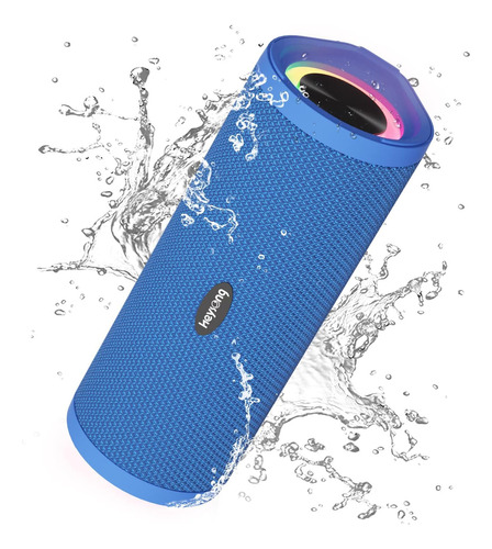 Heysong Altavoz Bluetooth Portátil, Altavoces Inalámbricos I Color Azul 110v
