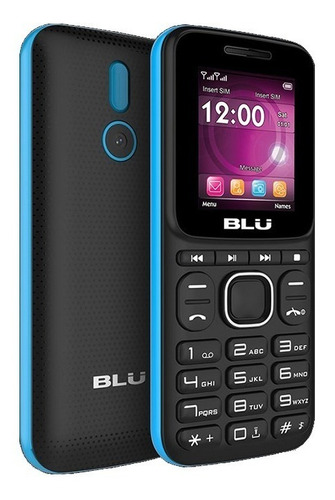 BLU Z4 Music Dual SIM 32 MB preto/azul-celeste 32 MB RAM