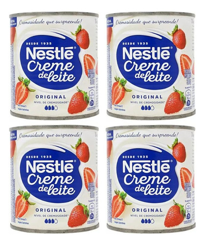 Kit C/4 Creme De Leite Nestlé 300g