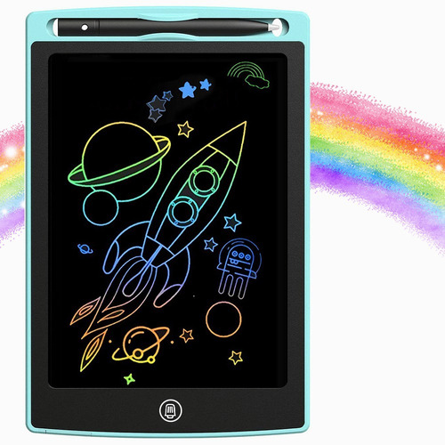 Pizarron Magico Tableta De Escritura Lcd-tablero De Dibujo Color Magico Tableta Azul