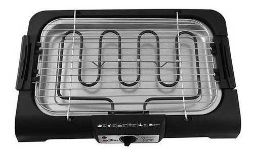 Churrasqueira Elétrica Gourmet Britânia 45cm Grelha Inox