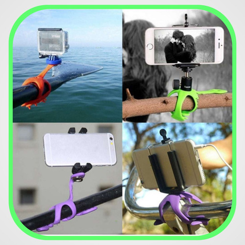 Suporte Tripé Flexível Para Celular Gekko Pod Iphone Lg