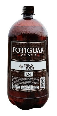 Kit 3 Chopp Potiguar 1,5 Litros Triplo Malte