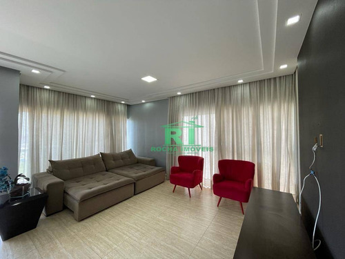Imagem 3 de 30 de Apartamento Frente Mar, Reformado E Decorado, 3 Dormitórios Sendo 3 Suítes, 1 Vaga De Garagem, Pitangueiras, Guarujá/sp - Ap2743