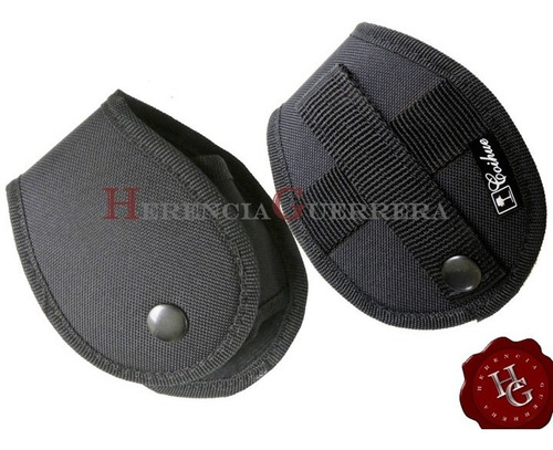 Imagen 6 de 8 de Porta Esposas Molle Universal Tactico Policial Coihue Negro
