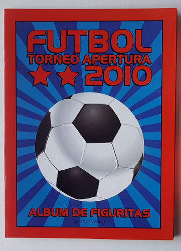 Álbum Fútbol Torneo Apertura 2010 No Oficial Más 50 Sobres (Usado)