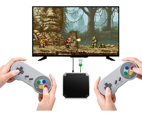 7000 Juegos Consola Retro Arcade Hdmi Tv Ness Dos Jugadores