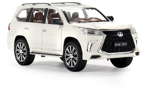 Lexus Lx570 Escala 1/24 Largo 21cm  Metálico Luces Sonido