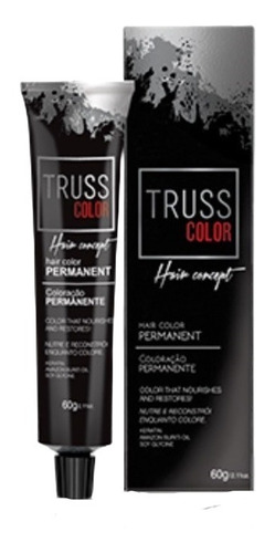 Kit Tinte Truss Professional  Colores truss Truss color permanent tono 8.0 rubio claro