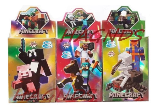 Cartas De Minecraft Brillantes Mazo 96 Car Entrega Inmediata