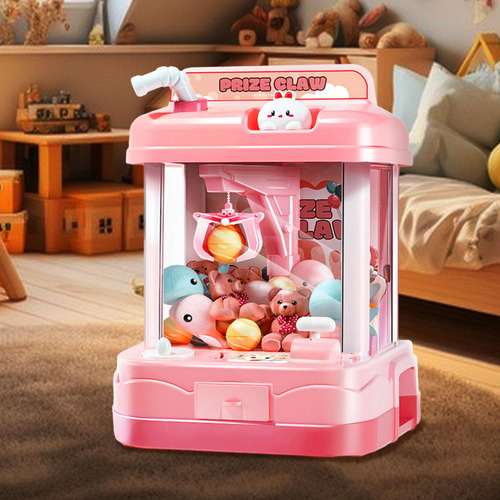 Juguete De Máquina De Garra Para Niños, De 60s Con Rosa
