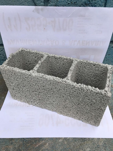 Bloco De Concreto (cimento) 12x17x29cm