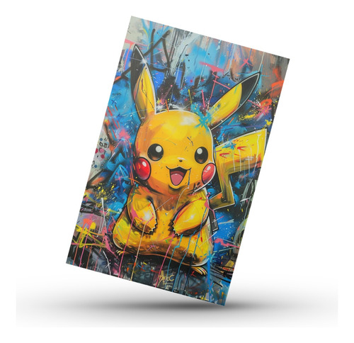 Canvas | Pikachu | 80x60 Cm | Pokemon