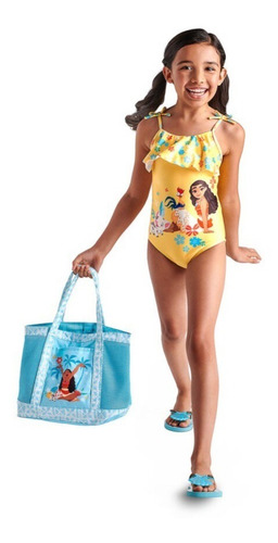 Moana Ropa De Baño Con Protección Uv. Talla 7/8