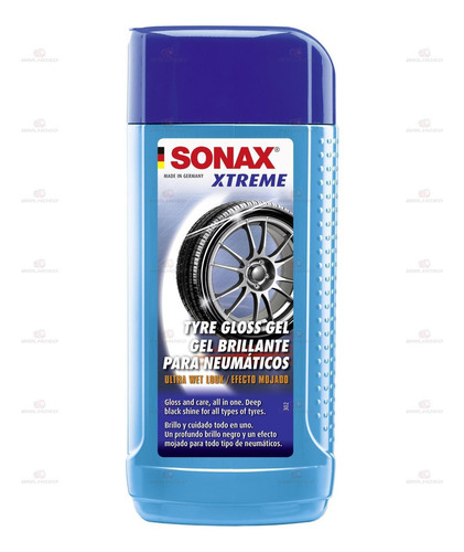Tyre Gloss Gel 500ml - Brilhante Para Pneus Sonax