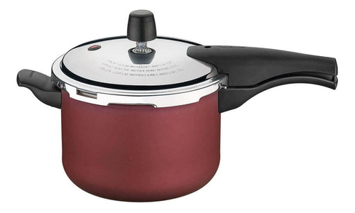 Olla De Presión Vancouver Antiadherente 20 Cm 45 L Color Roj