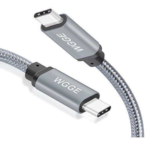 Wgge Metal Usb C 3.1 Tipo-c A Usb C 3.1 Tipo-c Cable Trenzad